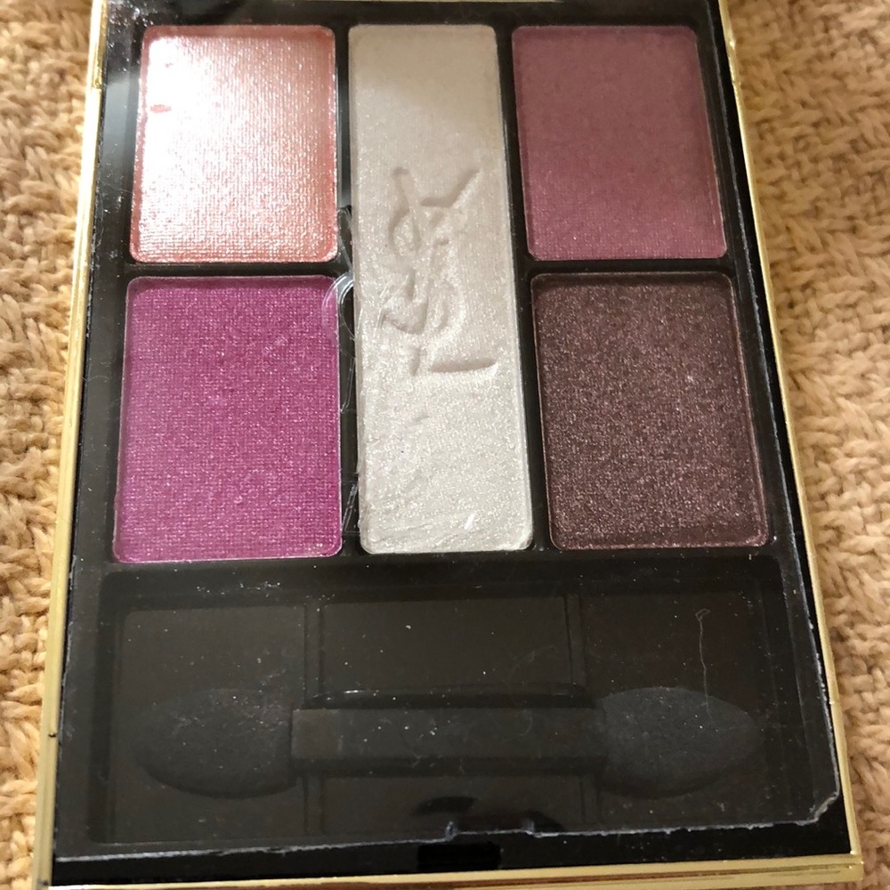 YSL eye shadow palette pinks & plum